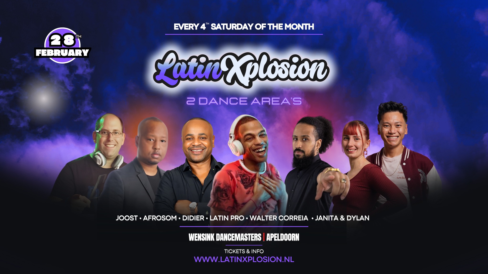 ☆LATIN-X-PLOSION☆ 2 Area's || Salsa & Bachata // Kizomba